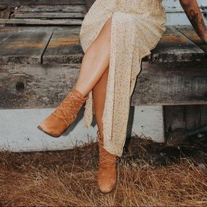 Free people leather booties